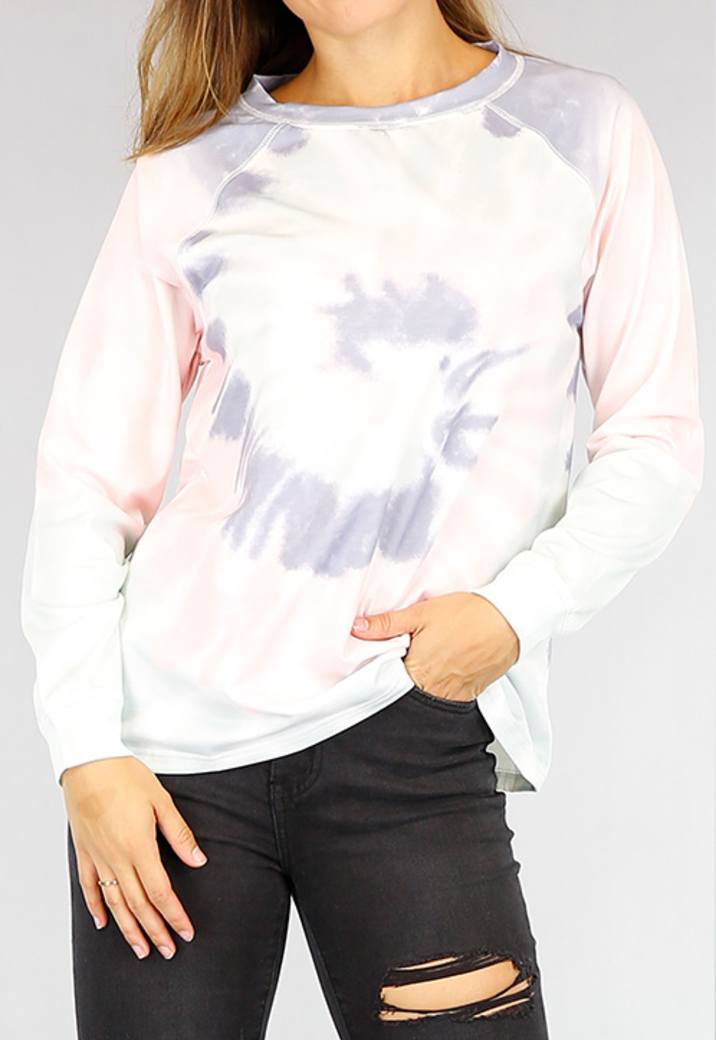 Loose-Fit Comfy Tie Dye Sweater