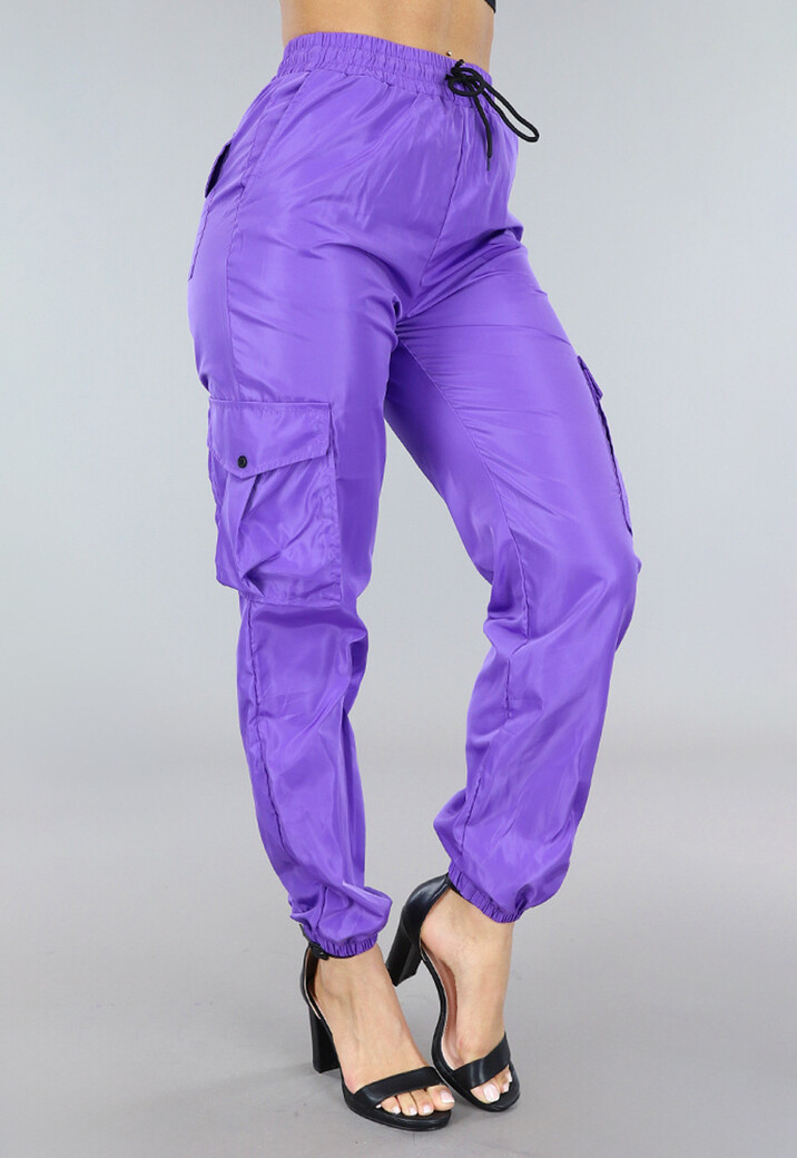 Paarse Parachute Cargo Broek