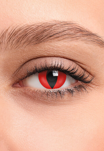 Crazy-Lenzen: Red Cat Eye Lenzen
