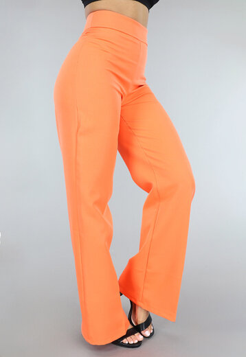 Oranje Straight Leg Pantalon