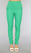Basic Groene Pantalon met Zakken