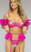 BF2023 Fuchsia Veren Lingerie Set