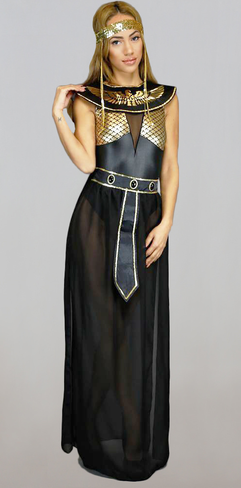 Sexy Cleopatra Kostuum Goud-Zwart Kopen