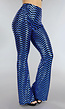 Flair Broek met Blauwe Zigzag en Glitters