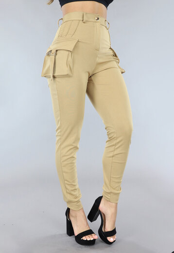 BF2023-1 Lange Camel Cargo Broek