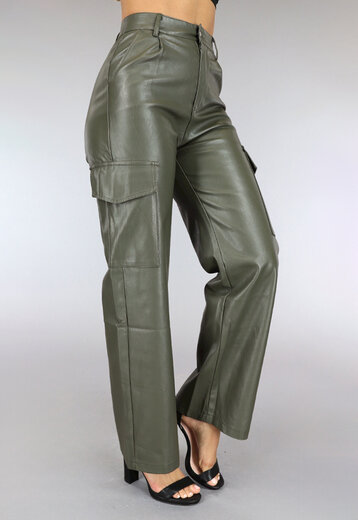 Lederlook Cargo Groen