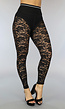 BF2023 Zwarte Highwaist Lace Legging