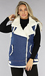 Blauw Denim Gilet met Teddy Voering