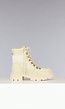 Beige Teddy Boots met Veters