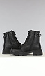 Zwarte Teddy Boots met Veters