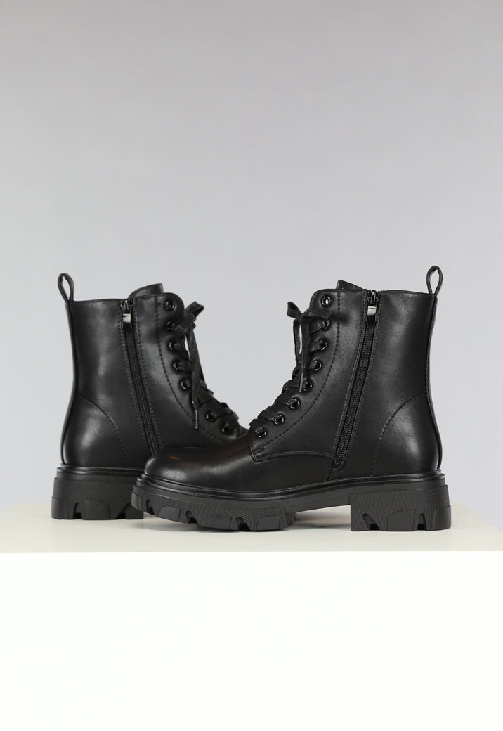 Zwarte Chelsea Veterboots met Rits