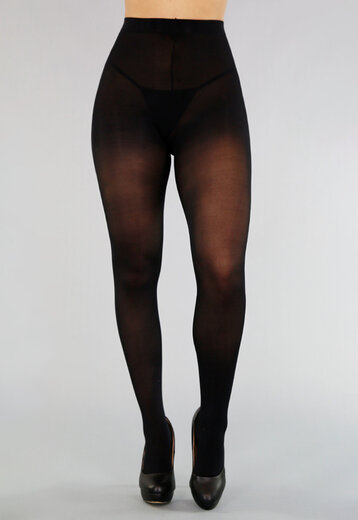 OP=OP! Corrigerende Zwarte 50 Den Panty