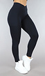 Zwarte Sportlegging met Scrunch en Zakken