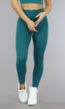 Oase Groene Sport Legging met Scrunch en Steekzakken