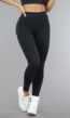 Zwarte Sport Legging met Scrunch