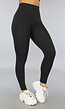 Zwarte High Waist Stretch Sport Legging