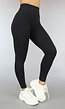 Zwarte Rib Sportlegging