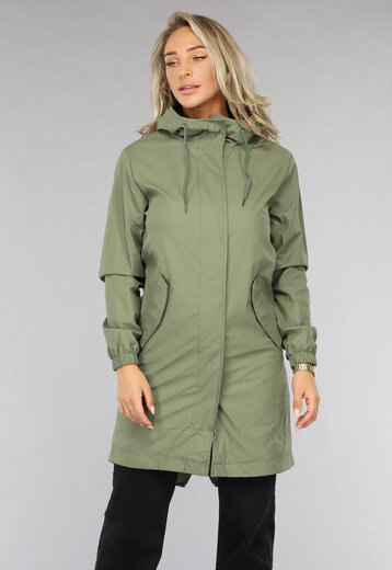 OP=OP! Waterdichte Groene Softshell Regenjas