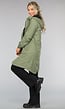 Waterdichte Groene Softshell Regenjas Lang