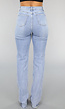 Tall Lichtblauwe High Waist Stretch Jeans met Rechte Pijpen