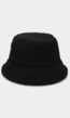 Zwarte Teddy Bucket Hat