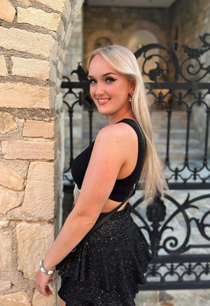 Glitter Galaxy Geplooide Zwarte Skort