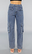 Denim Carpenter Broek met Cargo Zakken