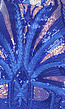 Blauwe Holografische Cut Out Galajurk met Pailletten