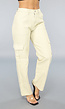 Denim Carpenter Broek in Beige