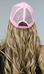 Roze Trucker Pet met Druksluiting