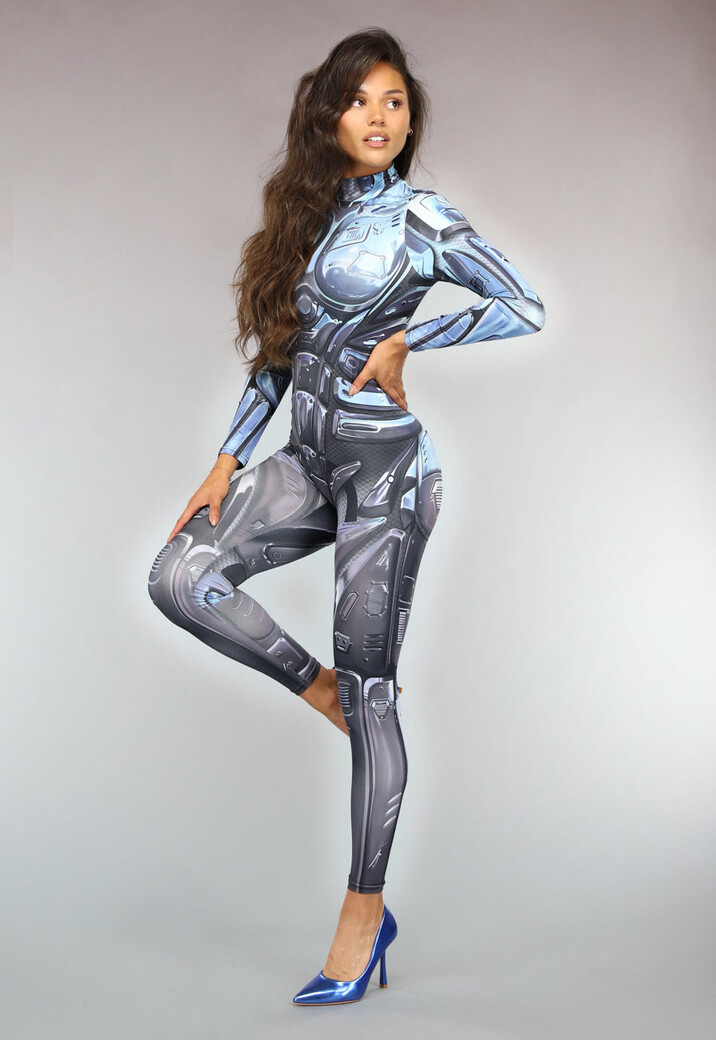 Jumpsuit met Robot Print