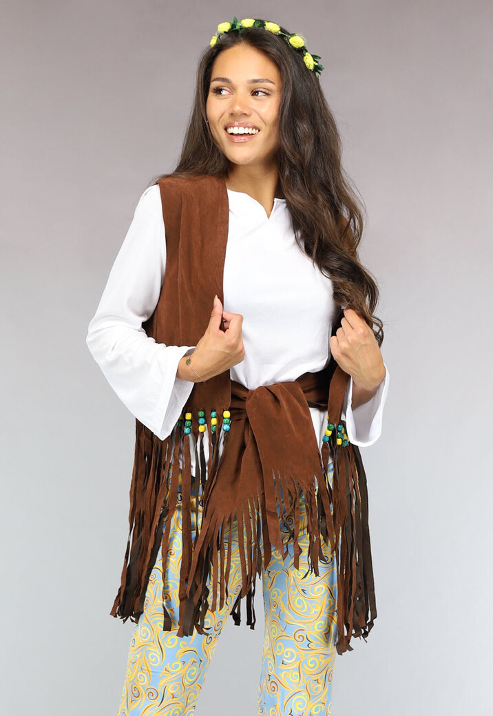 Retro Flower Power Hippie Kostuum