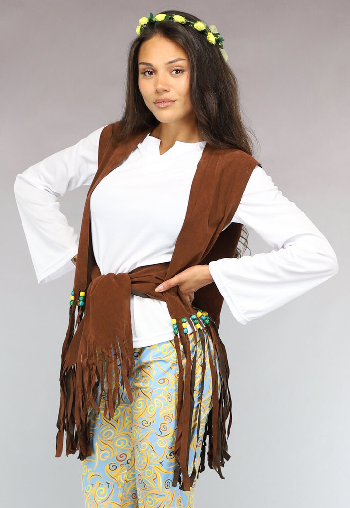 Retro Flower Power Hippie Kostuum