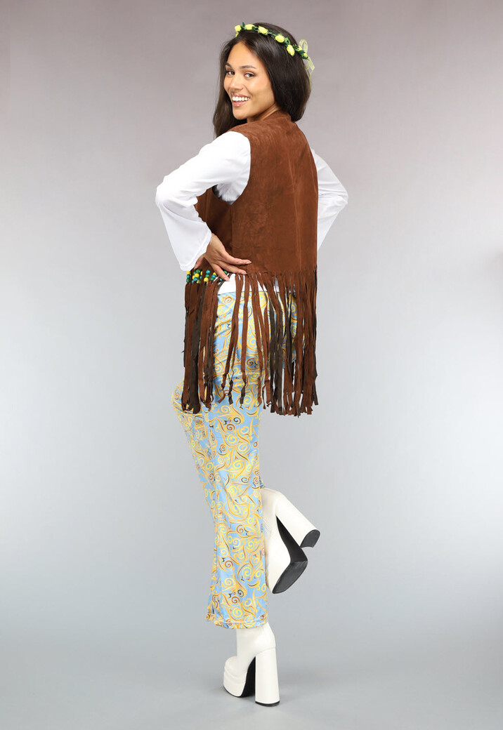 Retro Flower Power Hippie Kostuum