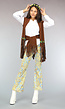 Retro Flower Power Hippie Kostuum