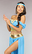 Blauw Prinses Jasmine Kostuum
