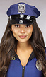 Politiekostuum Jumpsuit Donkerblauw met Pet en Handboeien