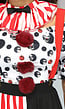 Psycho Clown Kostuum met Accessoires