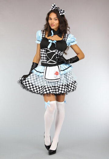 NEW0603 Alice in Wonderland Kostuum