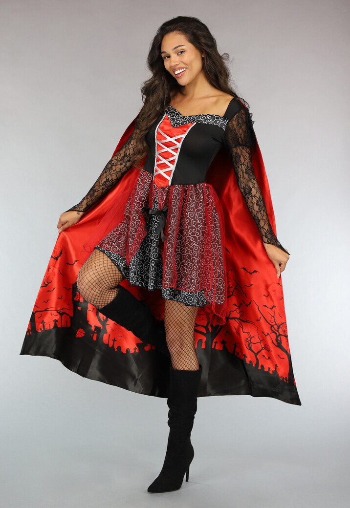 Gothic Vampier Kostuum