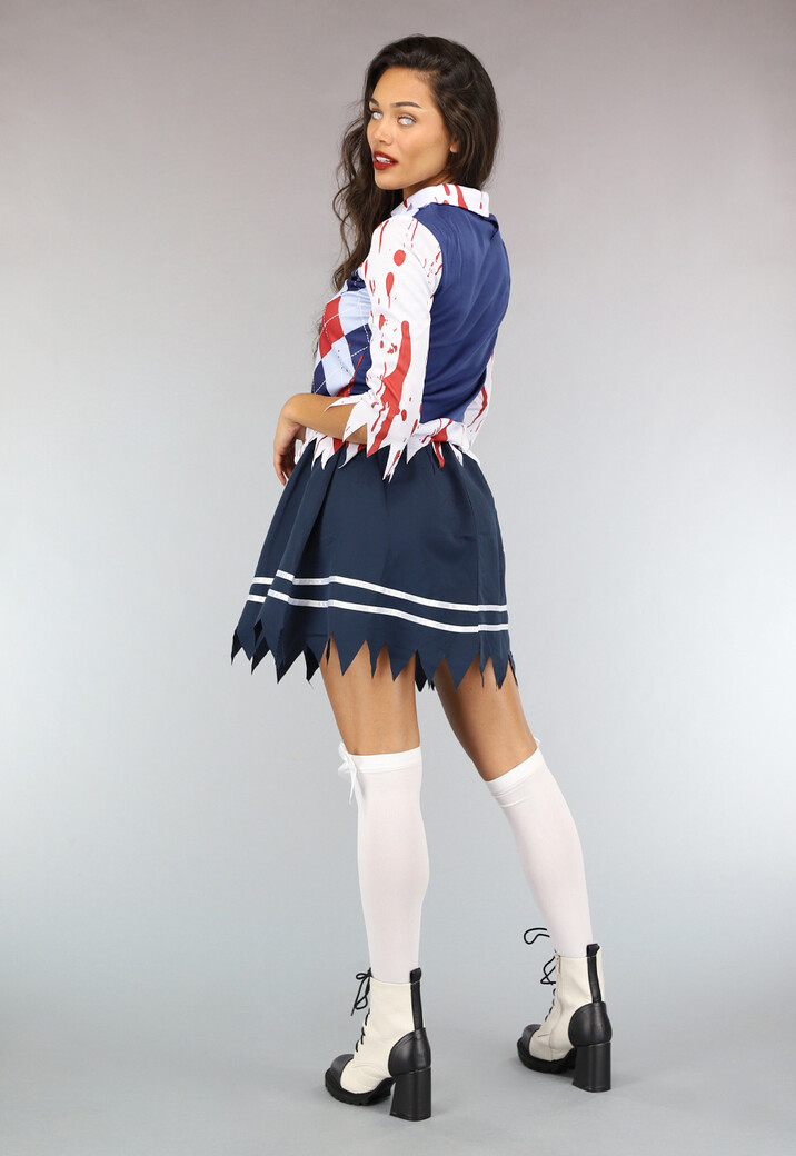 Bebloed Zombie Meisje Kostuum