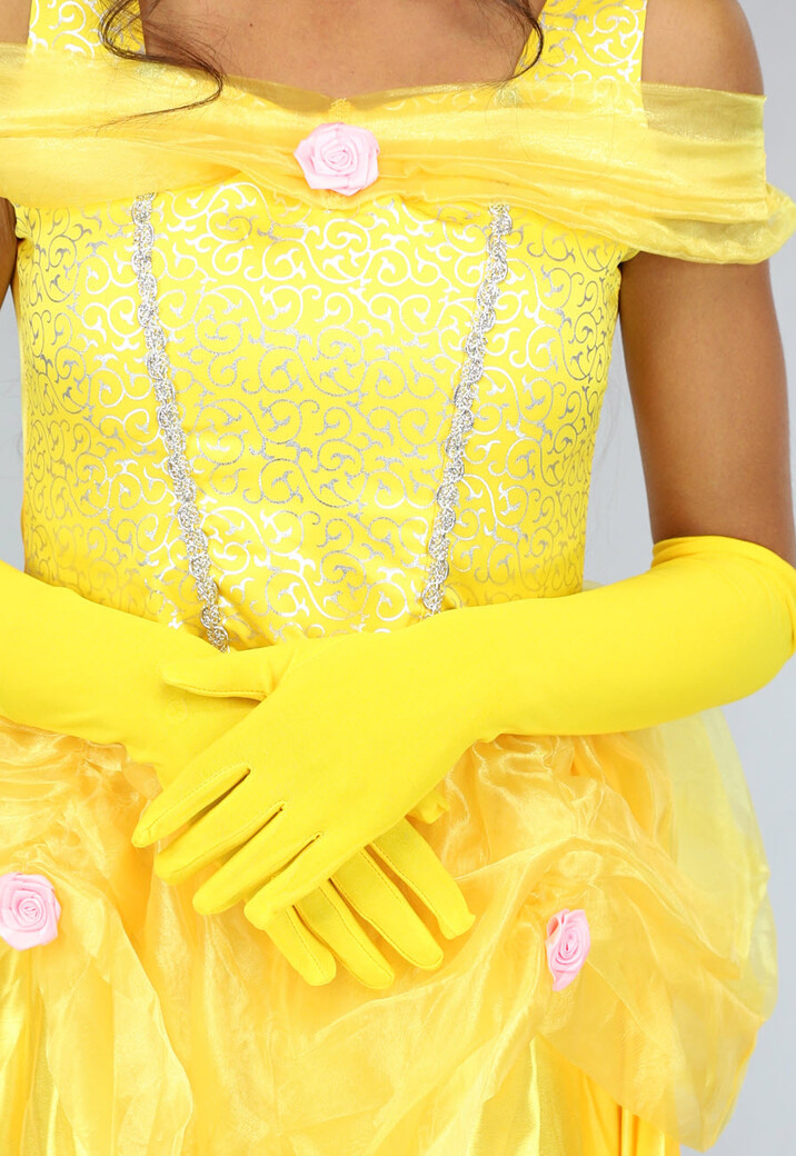 Prinses Belle Kostuum met Handschoenen