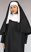Lang Zwart Nonnen Kostuum