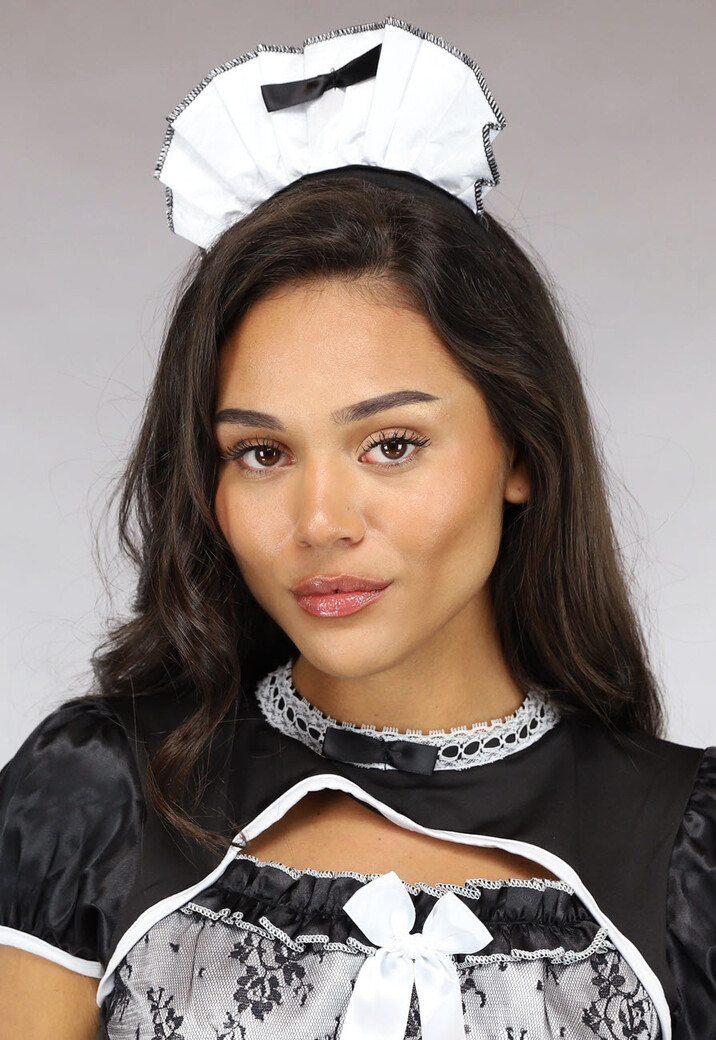 Huishoudster Kostuum met Kanten Details