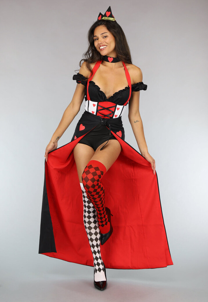 Harten Koningin Kostuum