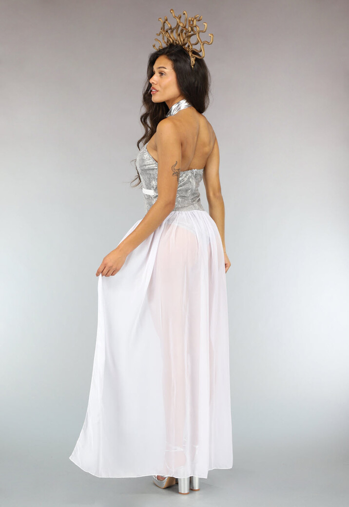 Medusa Kostuum in Zilver