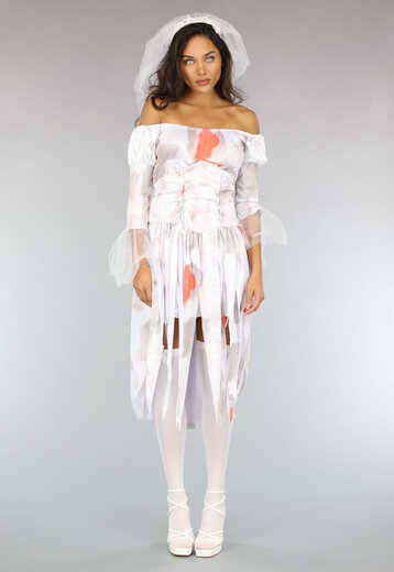 Bebloed Horror Bruid Kostuum