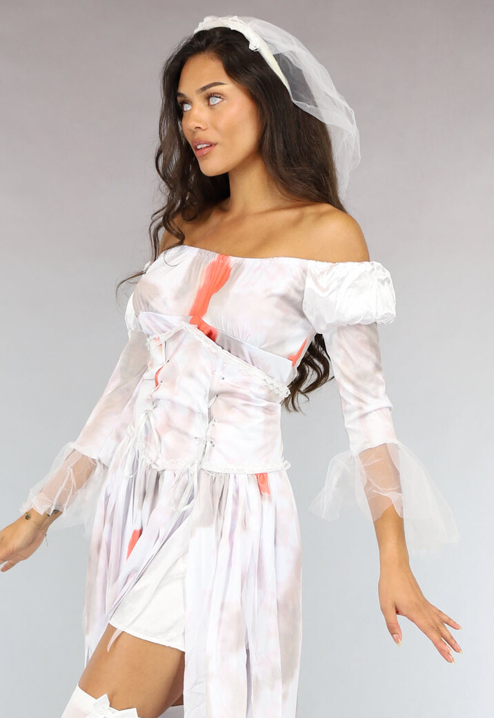 Bebloed Horror Bruid Kostuum