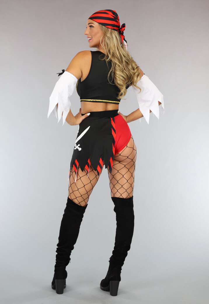 Zesdelig Piraten Kostuum Set