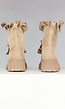 Suèdelook Ruffle Boots in Camel